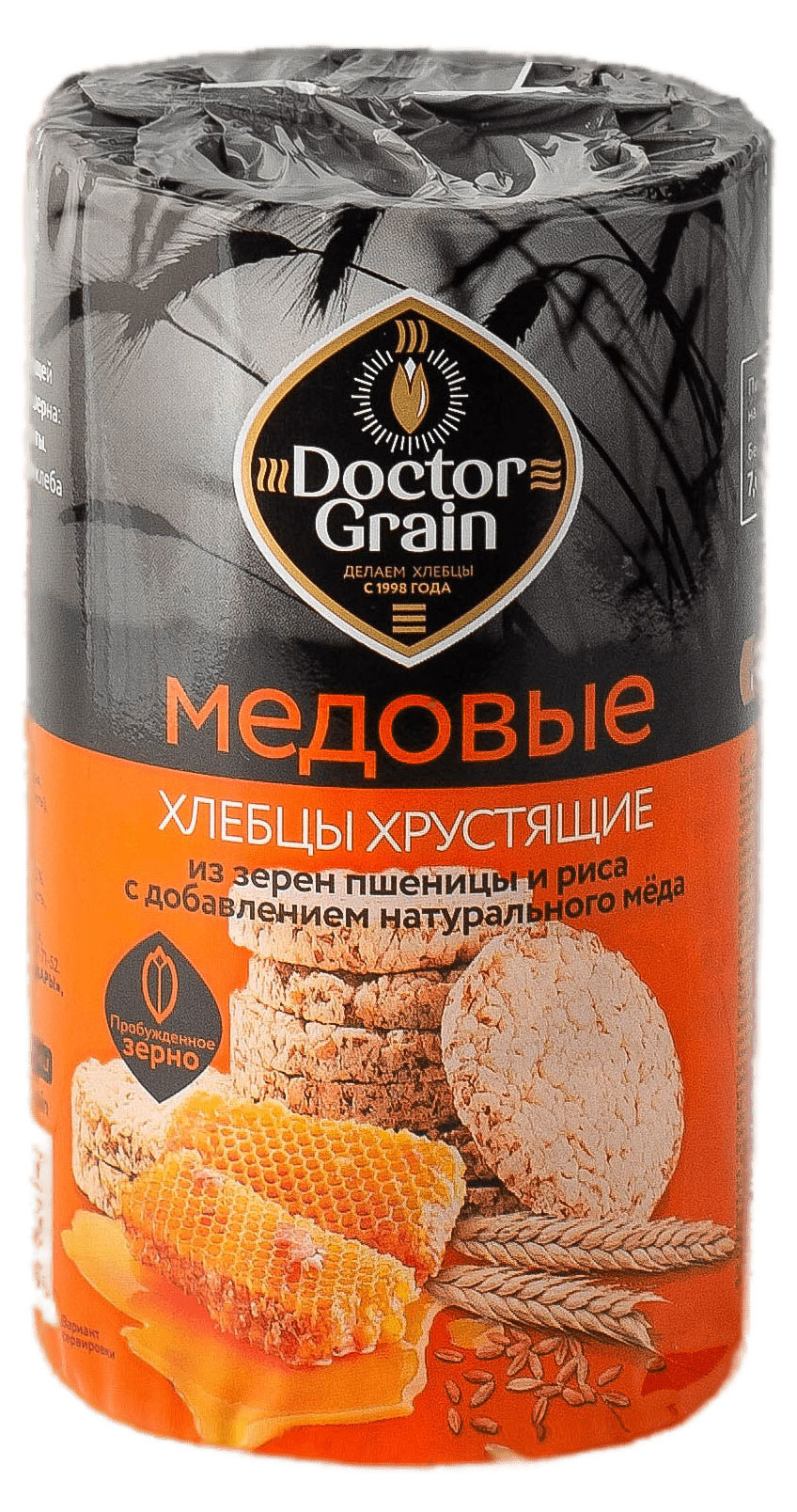 

Хлебцы хрустящие Doctor Grain Медовые, 80 г
