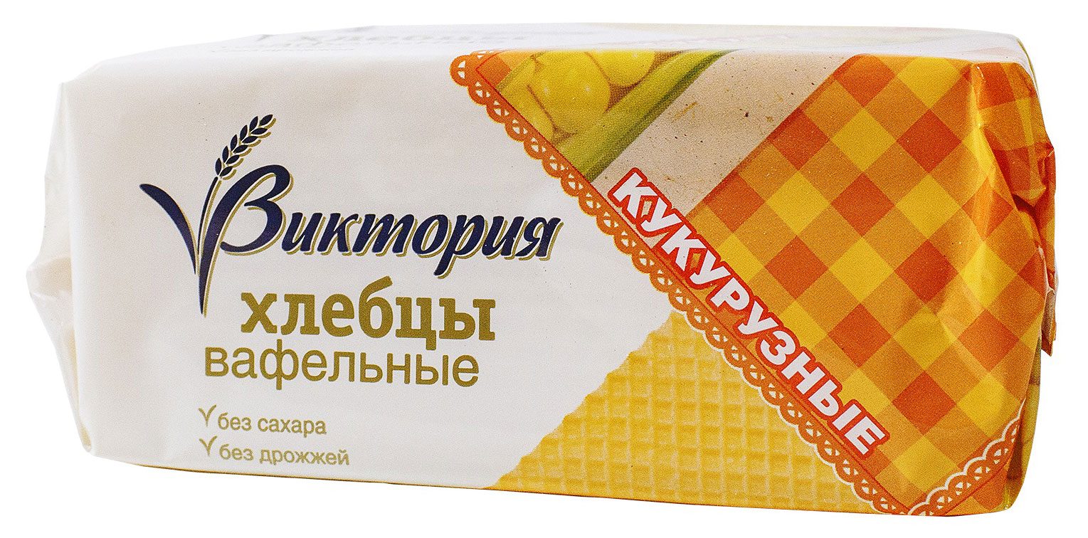 

Хлебцы вафельные Виктория кукурузные, 70 г