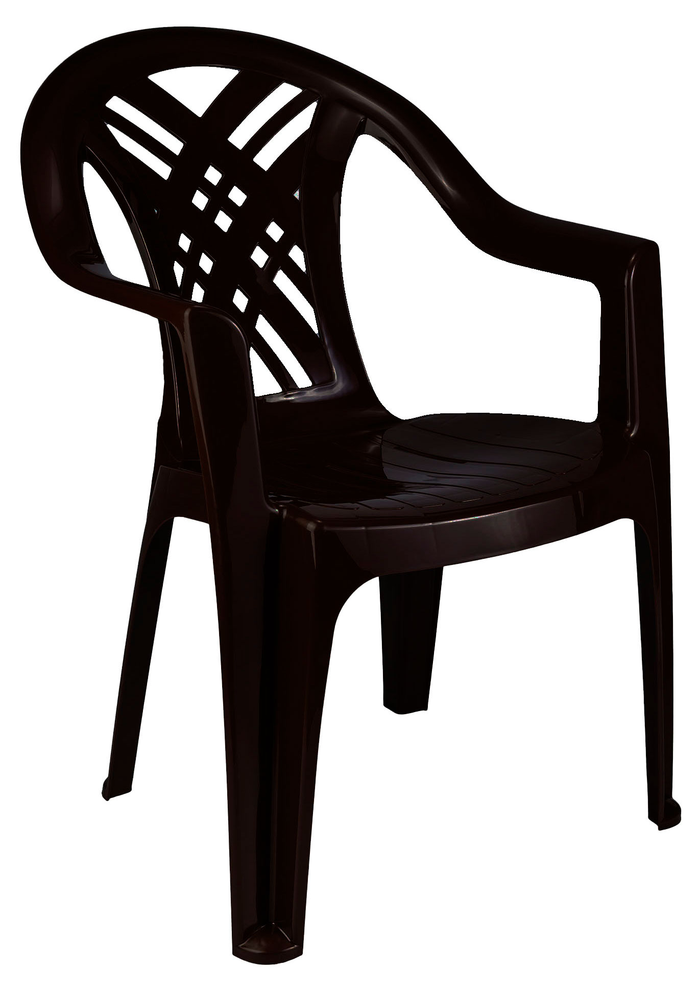 

Кресло садовое Garden Star пластиковое коричневое, 66х60х84 см