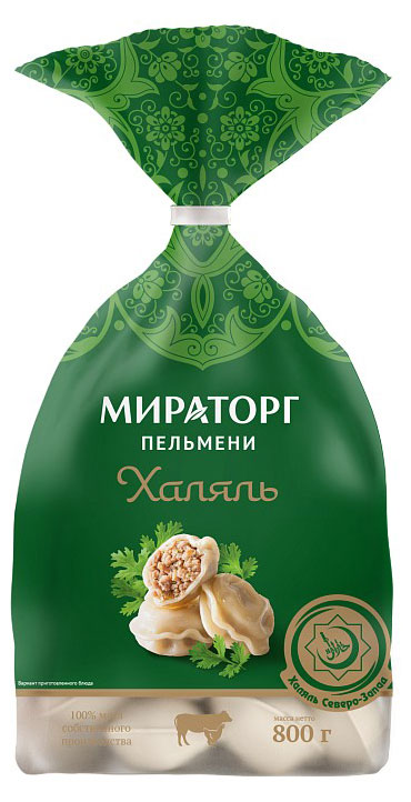 

Пельмени Мираторг Халяль, 800 г