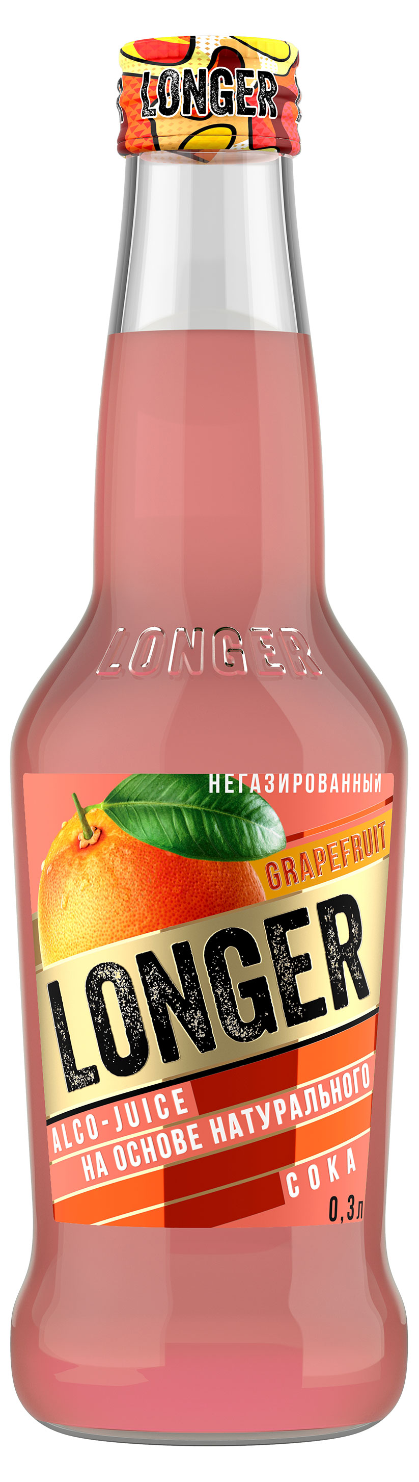 

Слабоалкогольный напиток Longer Grapefruit негазированный Россия, 0,3 л