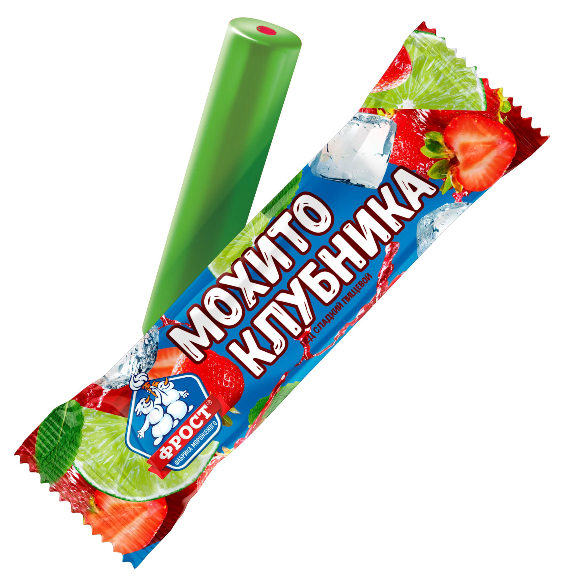 

Фруктовый лед РосФрост Мохито клубника, 60 г
