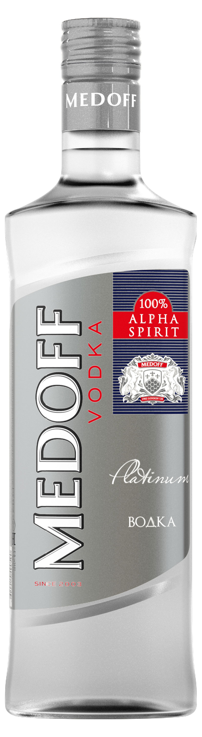 

Водка Medoff Platinum Россия, 0,5 л