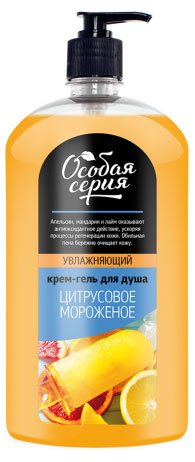 

Крем-гель для душа Особая серия цитрусовое мороженое, 1,2 л
