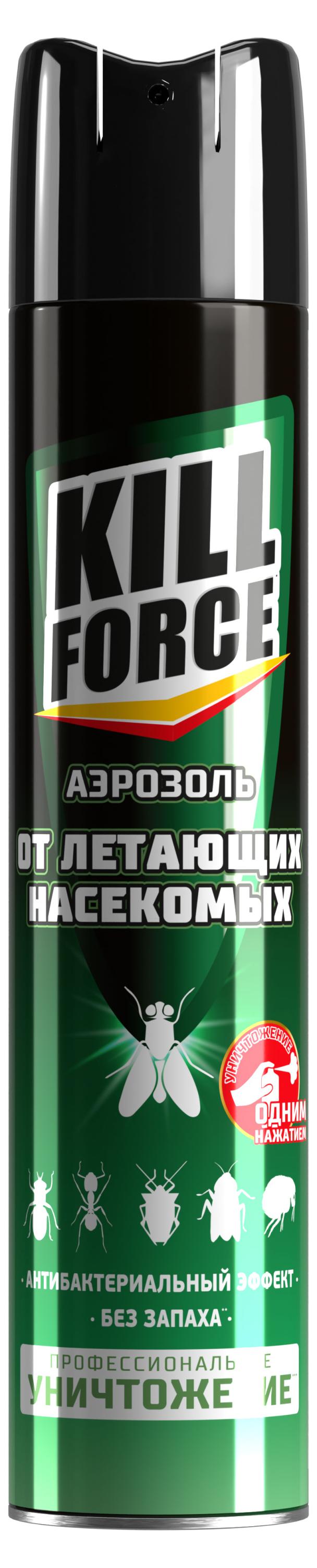 

Аэрозоль инсектицидный Kill Force от летающих 350 мл