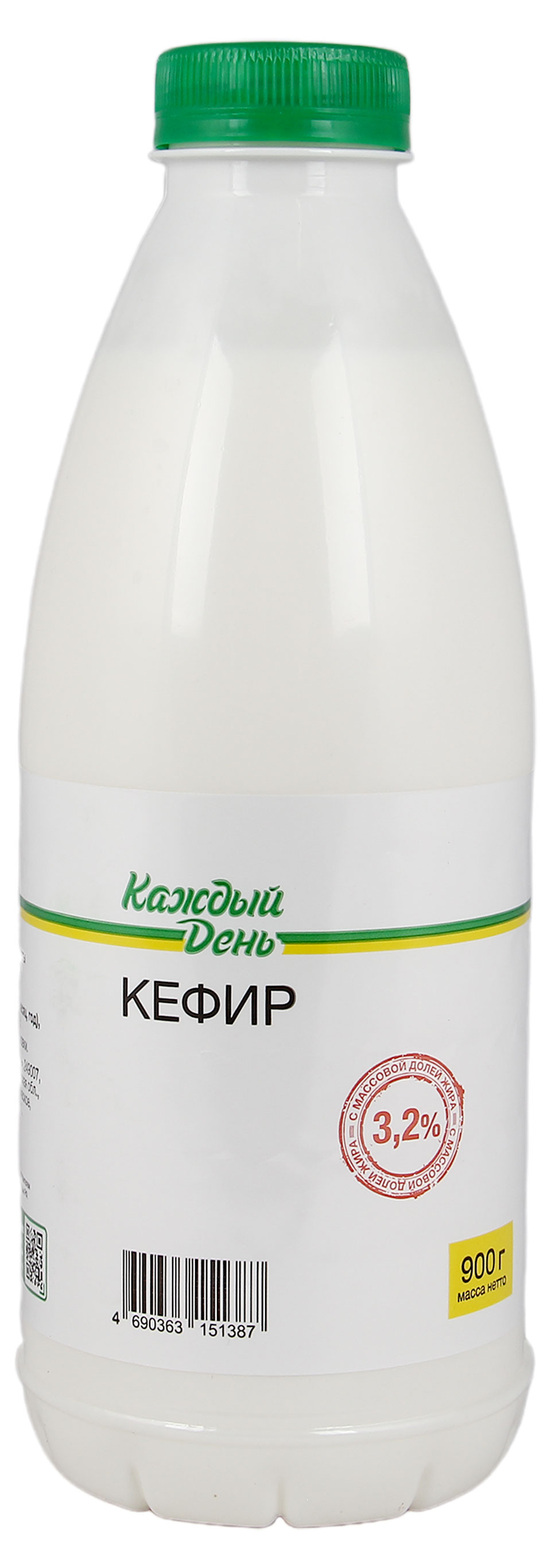 

Кефир Каждый день 3,2% БЗМЖ, 900 мл