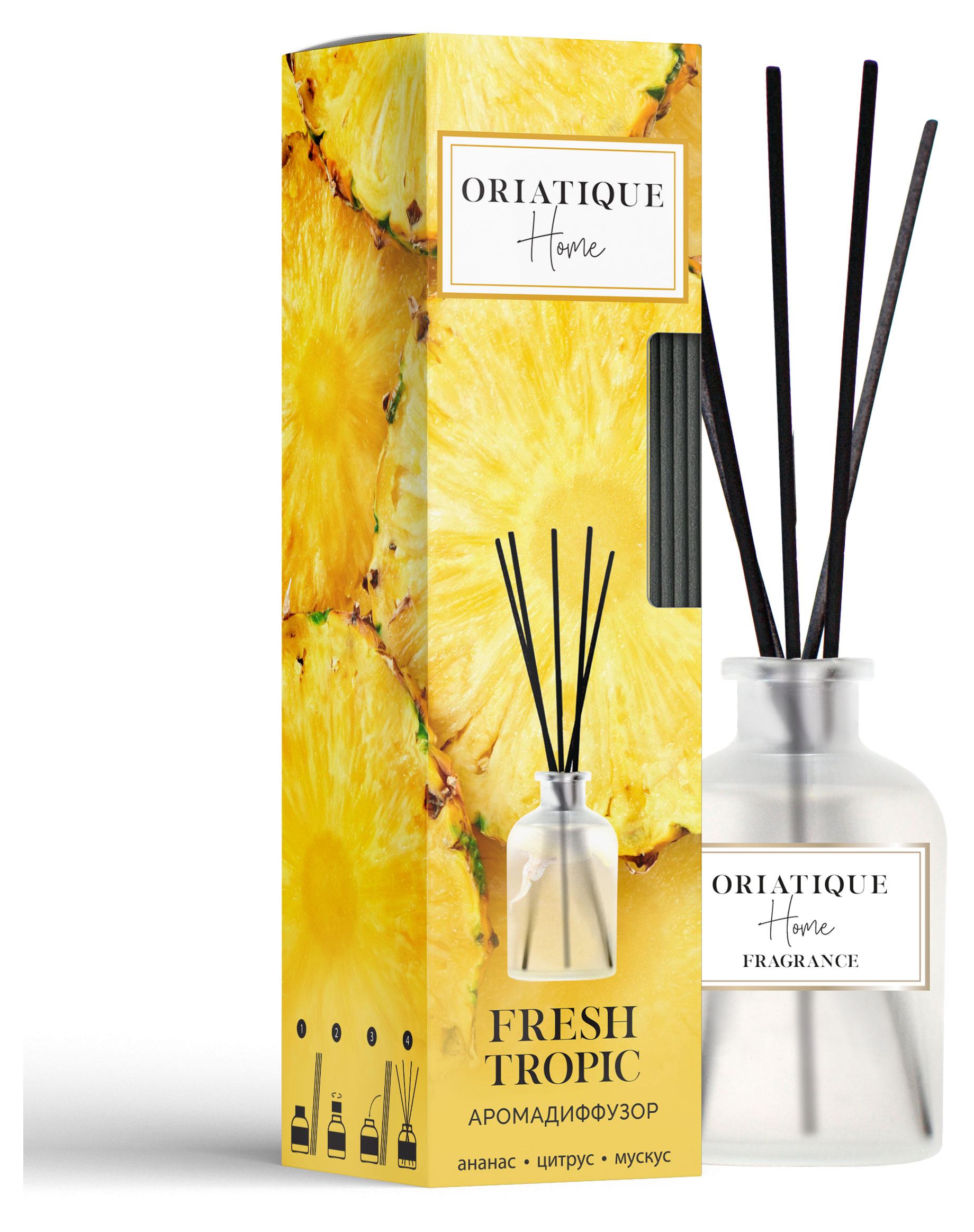 

Аромадиффузор Oriatique Fresh Tropic Тропик Ананас, 40 мл