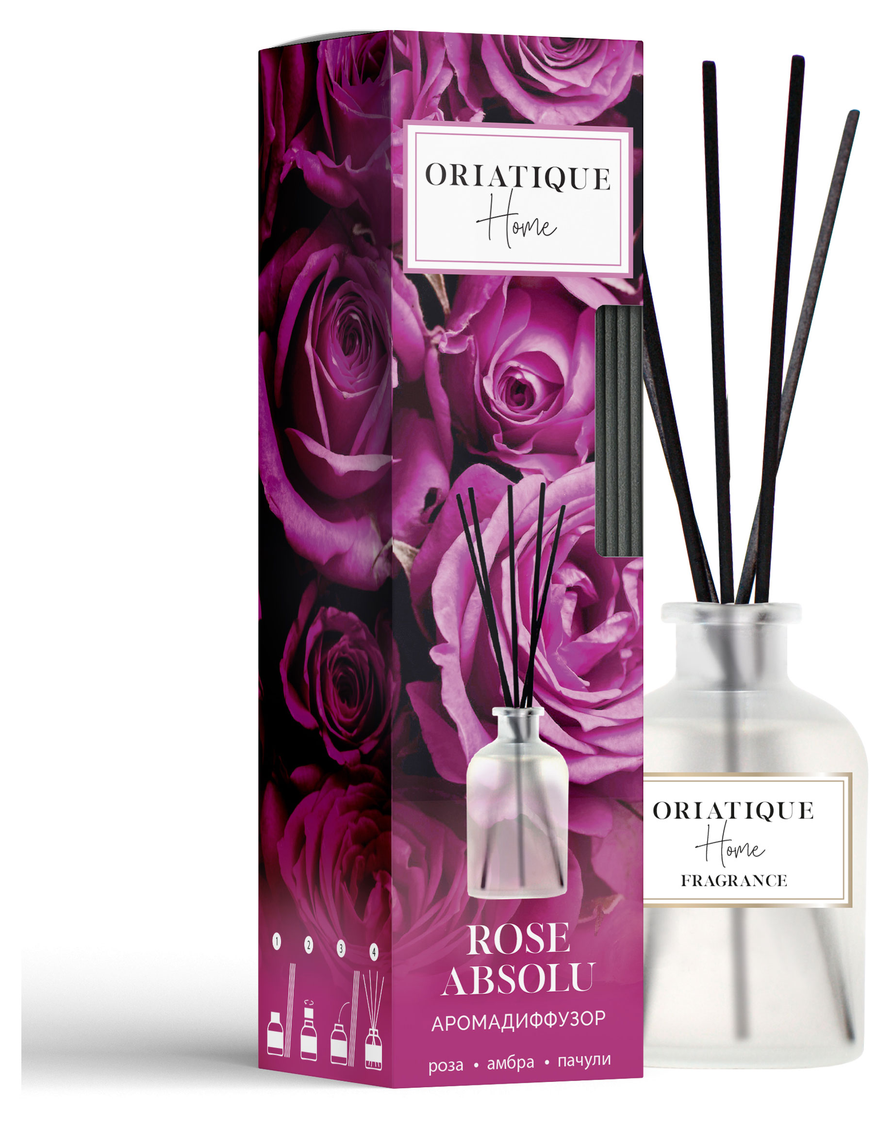 

Аромадиффузор Oriatique Rose Absolu Роза, 40 мл