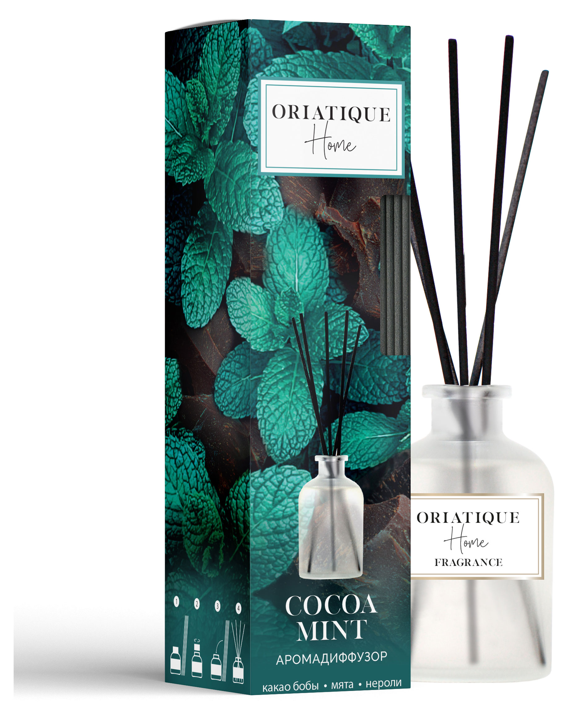 

Аромадиффузор Oriatique Cocoa Mint Мята, 40 мл