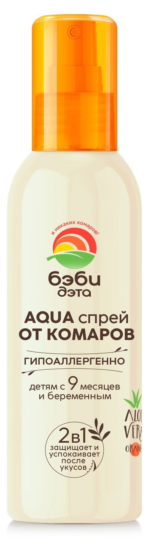 Изображение товара Спрей от комаров «Бэби Дэта» Aqua гипоаллергенный для беременных и с 9 мес., 100 мл