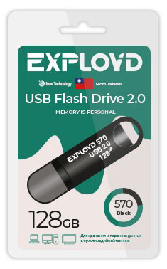 

Флешка Exployd 570 128GB черная