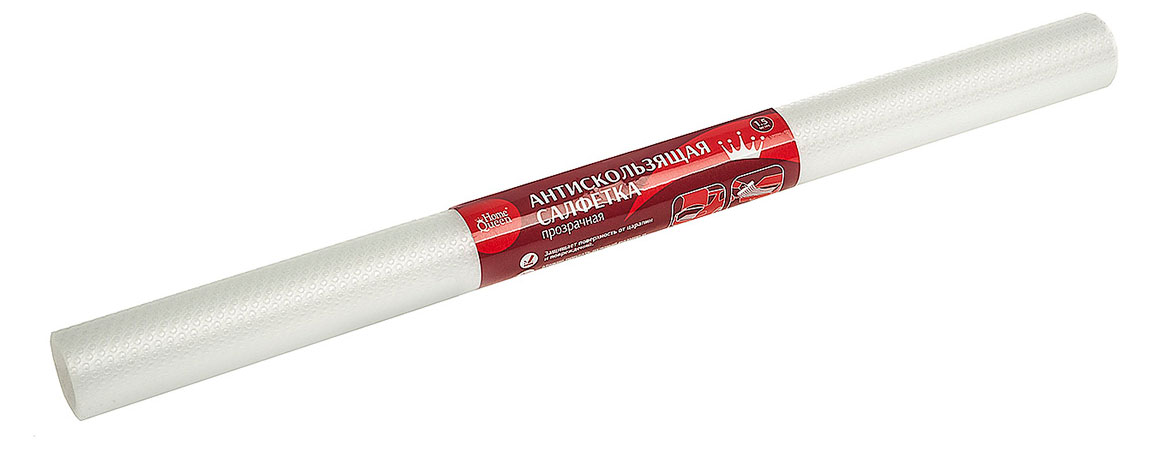 

Салфетка антискользящая HomeQueen прозрачная, 0,6х1,5 м