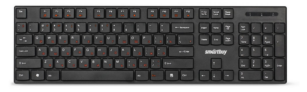 

Клавиатура беспроводная Smartbuy SBK-238AG-K
