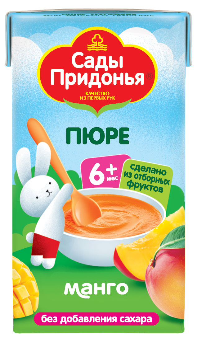 

Пюре Сады Придонья манго с 6 мес., 125 г