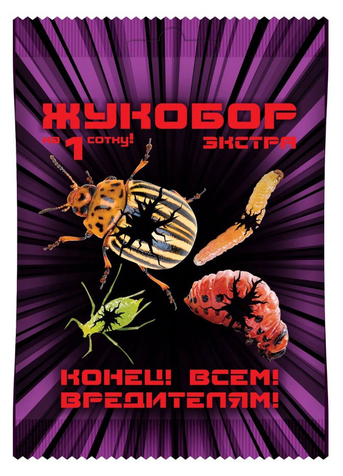 

Удобрение сухое Жукобор Экстра на 1 сотку, 15 г