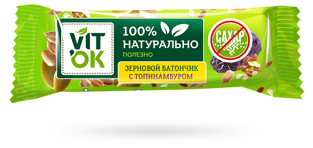 

Батончик неглазированная VITok с топинамбуром, 30 г
