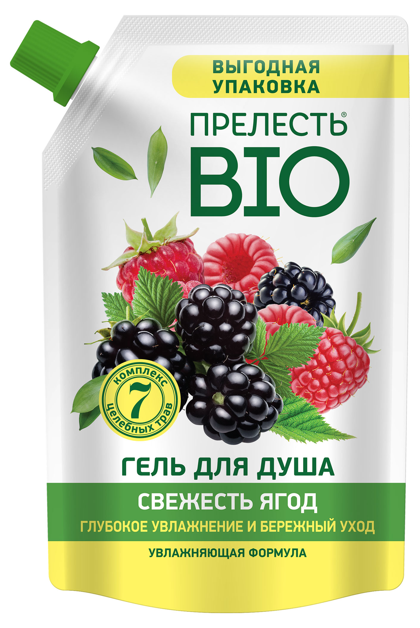 

Гель для душа Прелесть Свежесть ягод, 1 л