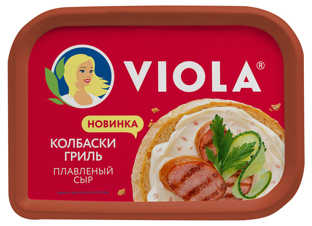 

Сыр плавленый Viola с колбасками гриль 50% БЗМЖ, 400 г