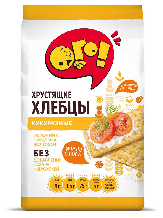 

Хлебцы кукурузные ОГО! 75 г