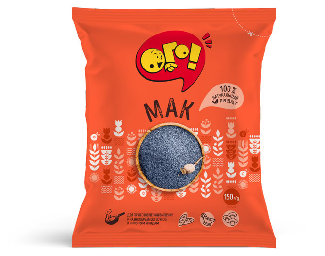 

Мак ОГО! пищевой, 150 г