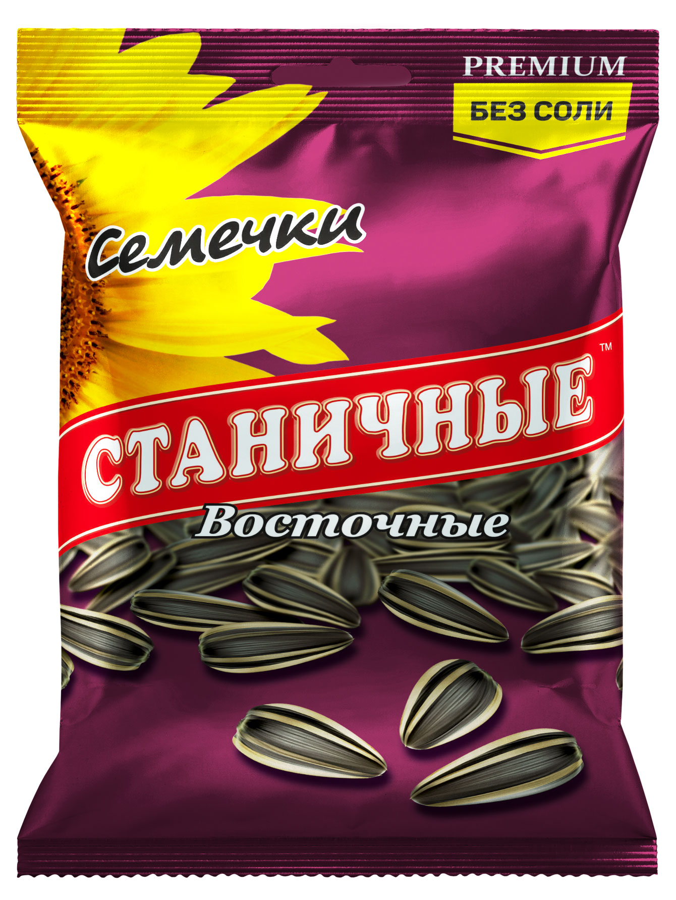 

Семечки подсолнечника Станичные Восточные без соли, 70 г
