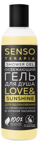 

Гель для душа SensoTerapia Love & Sunshine для вдохновения, 230 мл