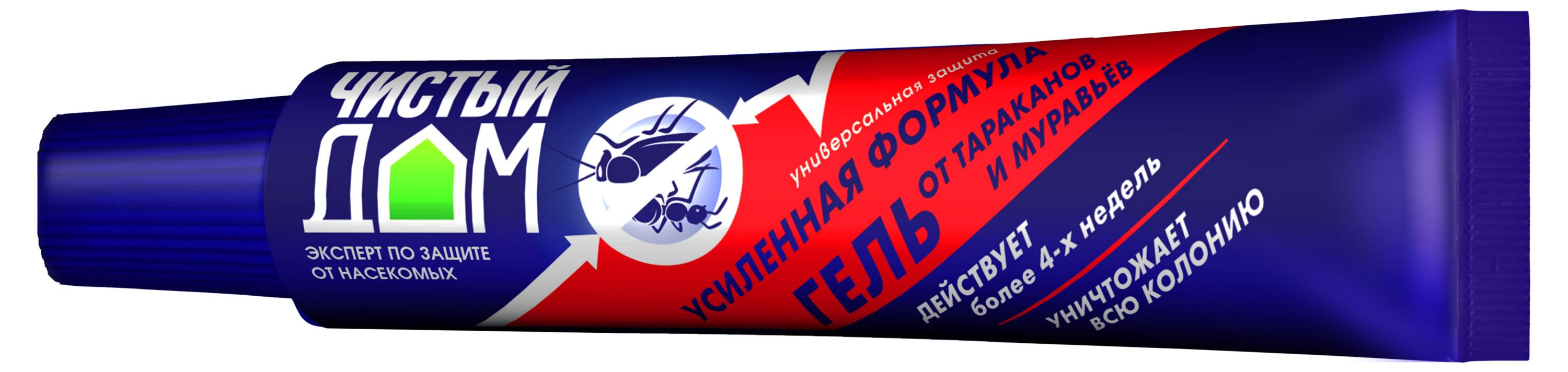 

Гель от тараканов Чистый дом усиленный, 50 г