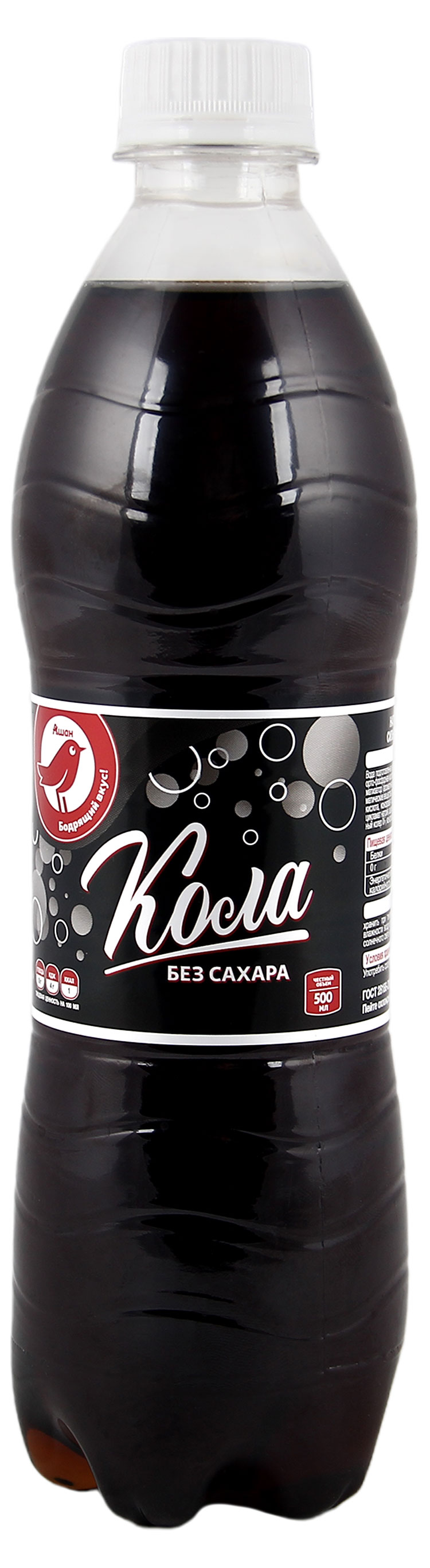 

Кола АШАН Красная птица без сахара, 500 мл