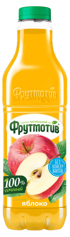 

Напиток сокосодержащий Фрутмотив яблоко, 1,5 л
