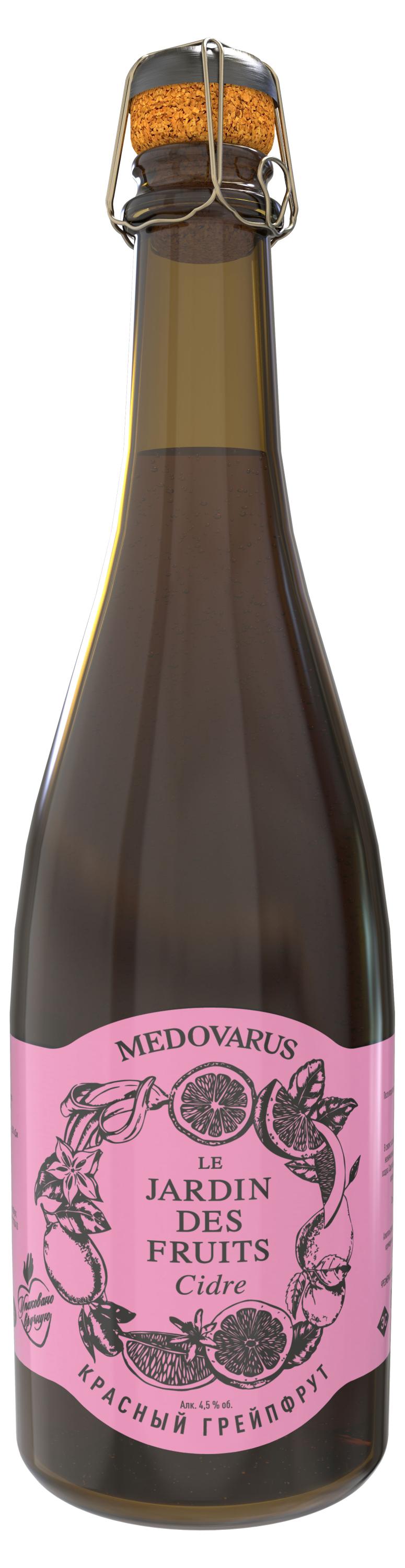 

Медовуха Medovarus Грейпфрут 4,5%, 0,75 л