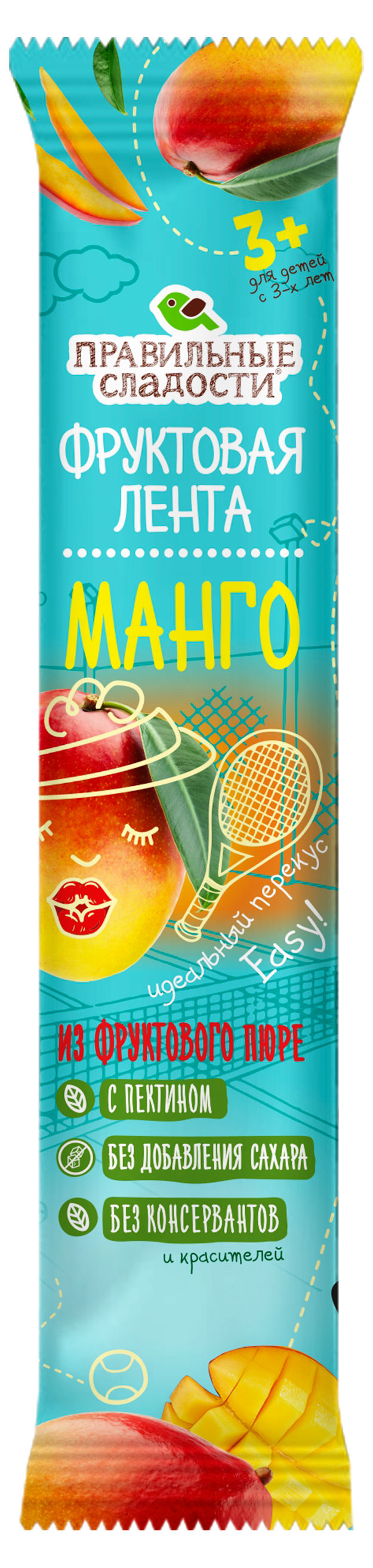 Изображение товара Лента фруктовая «Правильные сладости» манго, 15 г