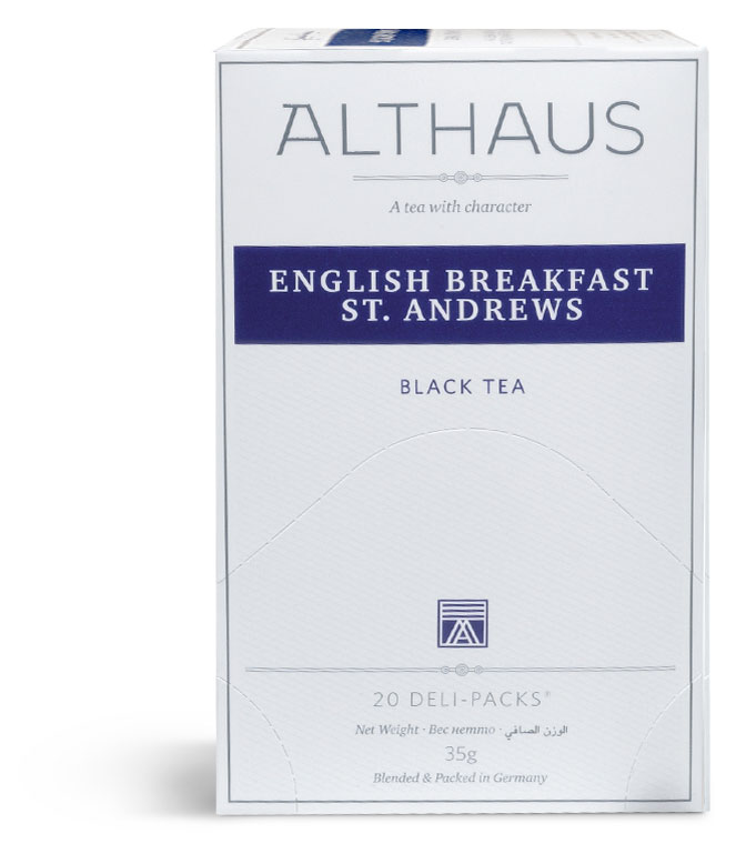 

Чай чёрный Althaus English Breakfast St. Andrews в пакетиках, 20х1,75 г