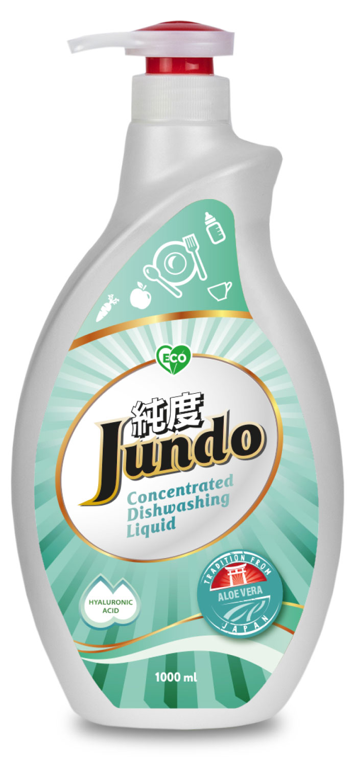 

Гель для мытья посуды и детских принадлежностей Jundo Aloe Vera с гиалуроновой кислотой, 1 л