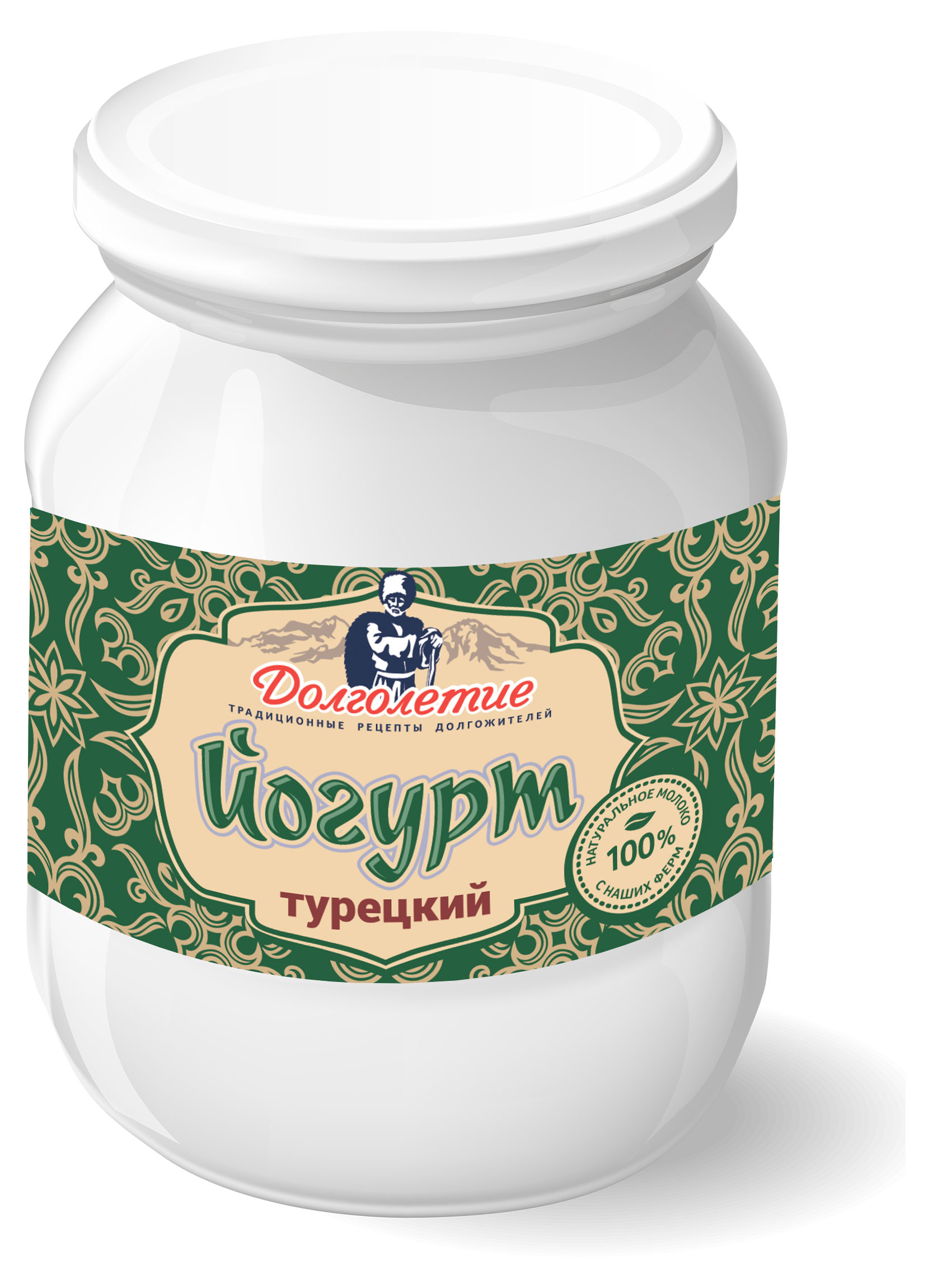 

Йогурт Долголетие Турецкий 3,6-4,2% БЗМЖ, 500 г