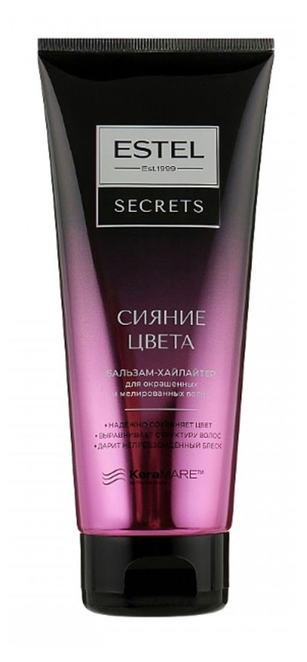 

Бальзам-хайлайтер для волос Estel Secrets Сияние цвета для окрашенных и мелированных волос, 200 мл