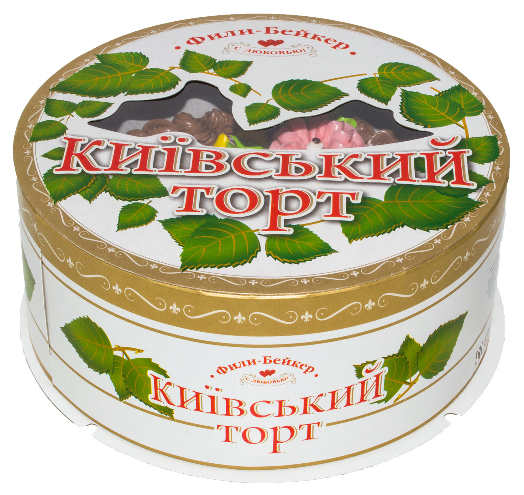 

Торт безе Фили-Бейкер Новый Киевский воздушно-ореховый с фундуком, 500 г
