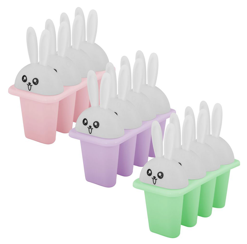 

Форма для мороженого Мультидом Зайчата, 16х7х14 см