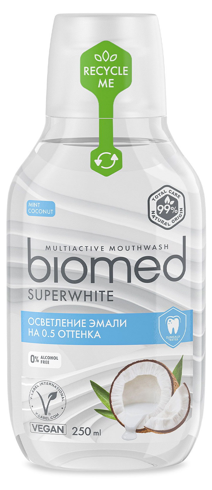 

Ополаскиватель для полости рта Biomed Superwhite, 250 мл