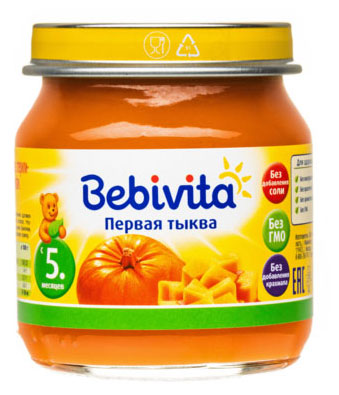 

Пюре Bebivita Первая тыква с 5 мес., 100 г