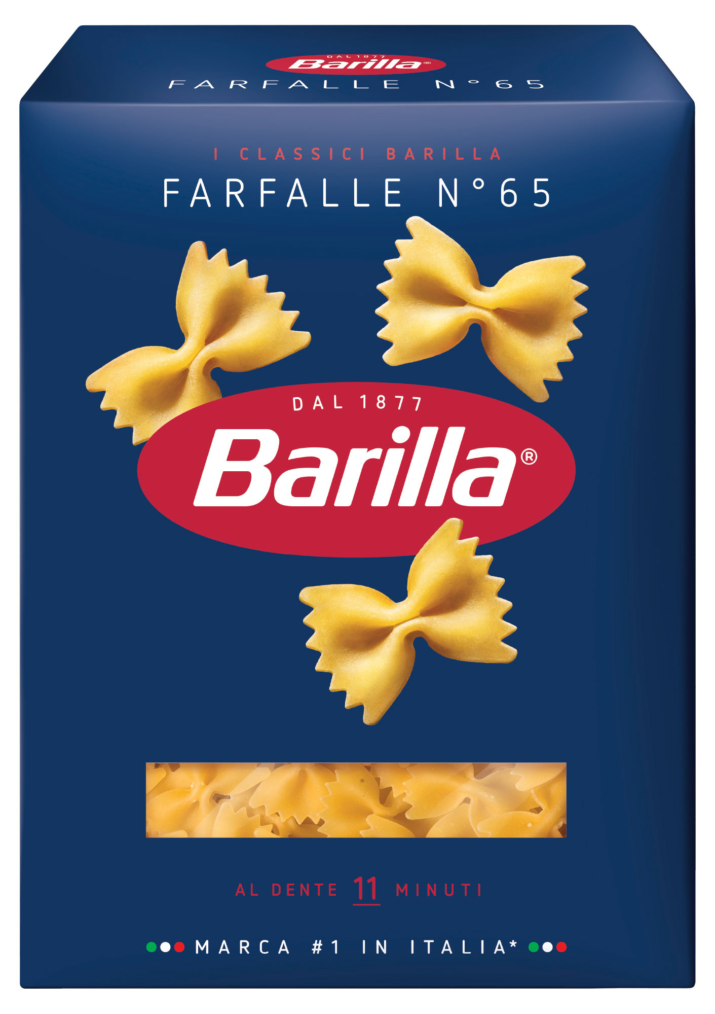 Изображение товара Макаронные изделия Barilla Farfalle №65 бантики, 400 г