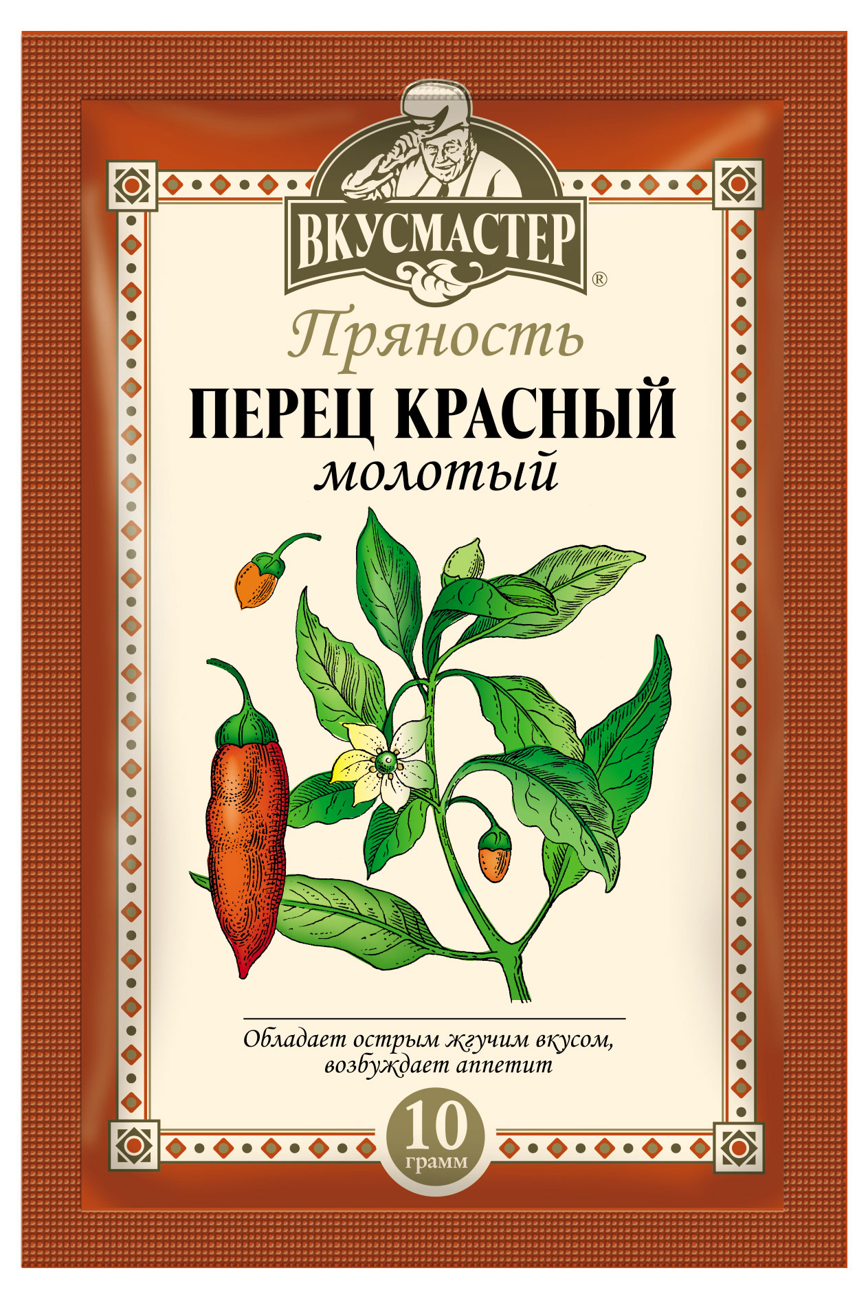 

Перец красный Вкусмастер молотый, 10 г
