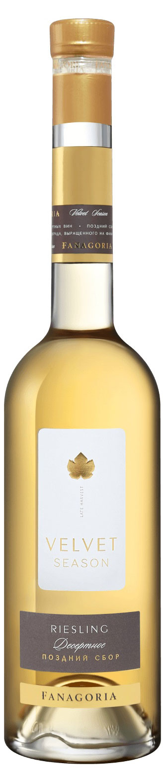 

Вино Velvet Season Riesling Fanagoria белое сладкое Россия, 0,5 л