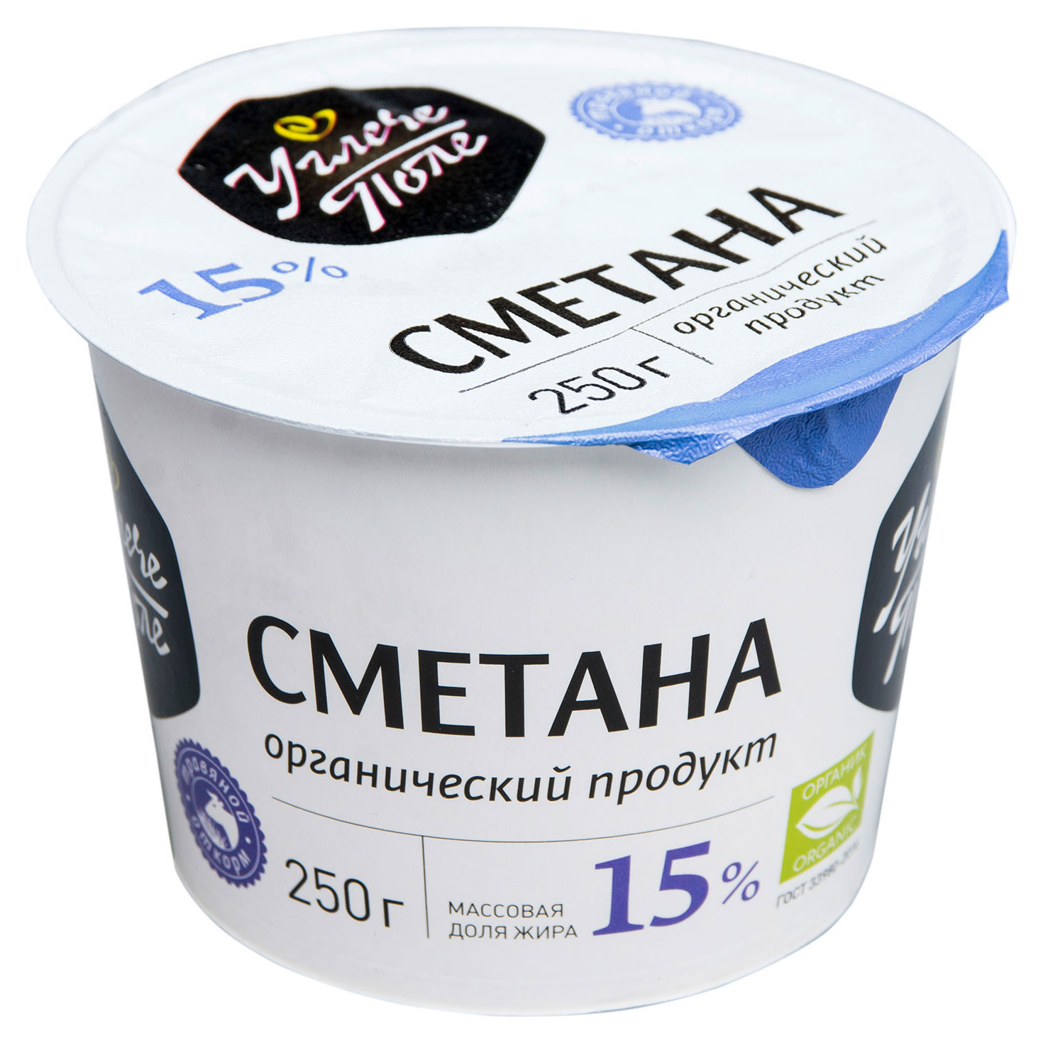 

Сметана Углече Поле 15% organic БЗМЖ, 250 г