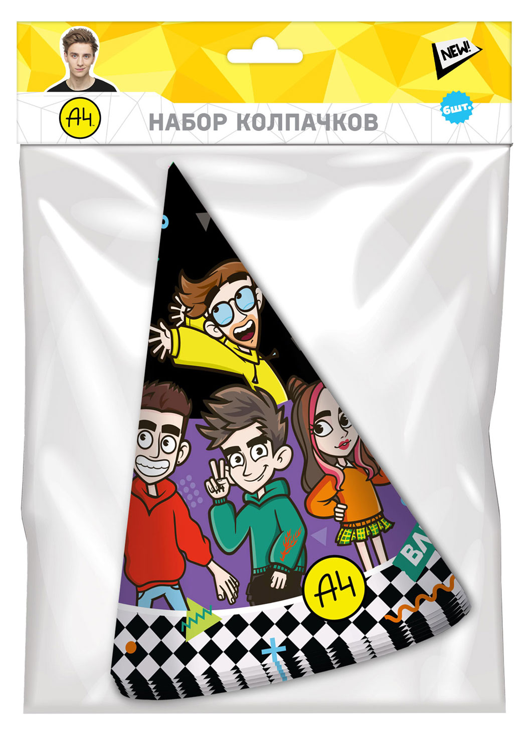 

Набор колпачков ВладА4, 6 шт