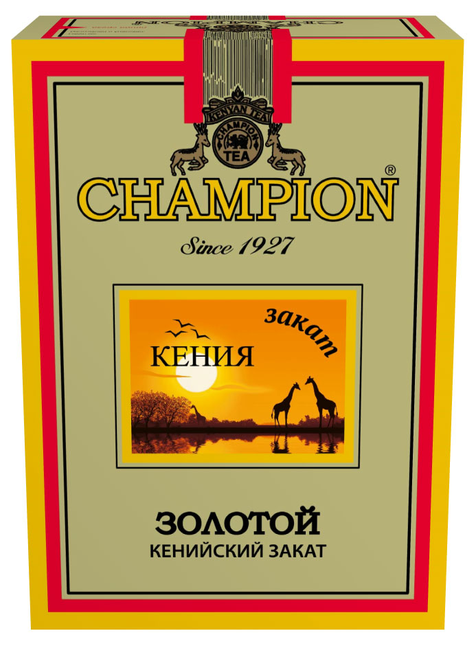 

Чай черный Champion Золотой Кенийский Закат гранулированный, 100 г