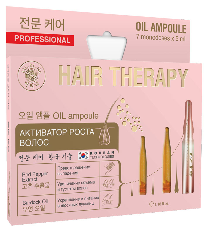 

Масляный комплекс для ослабленных волос Mi-Ri-Ne Активатор роста, 35 мл