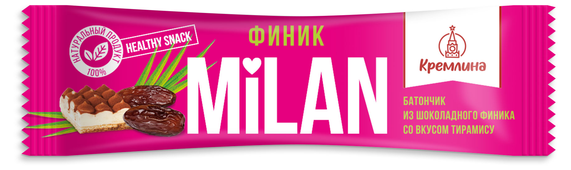 

Батончик в шоколадной глазури Кремлина Milan финик, 50 г