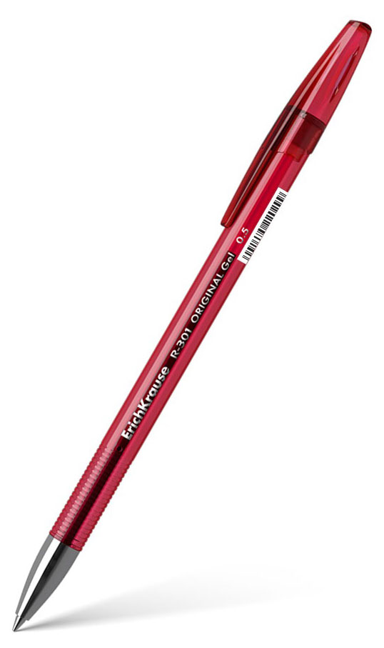 

Ручка гелевая ErichKrause R-301 Original Gel Stick, красная, 1 шт
