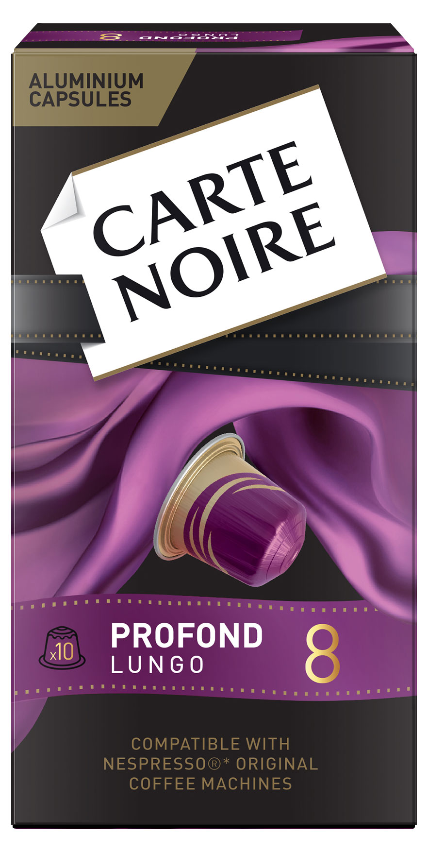 

Кофе в капсулах Carte Noire Profond Lungo 8 для системы Nespresso 10 шт, 52 г