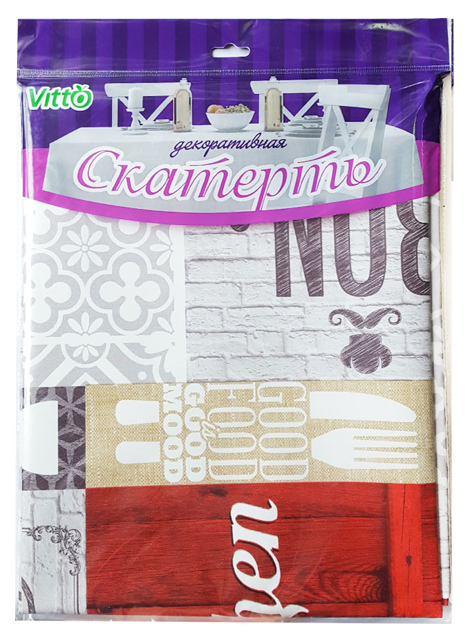 

Скатерть Vitto Bon Appetit ПВХ, 130х110 см